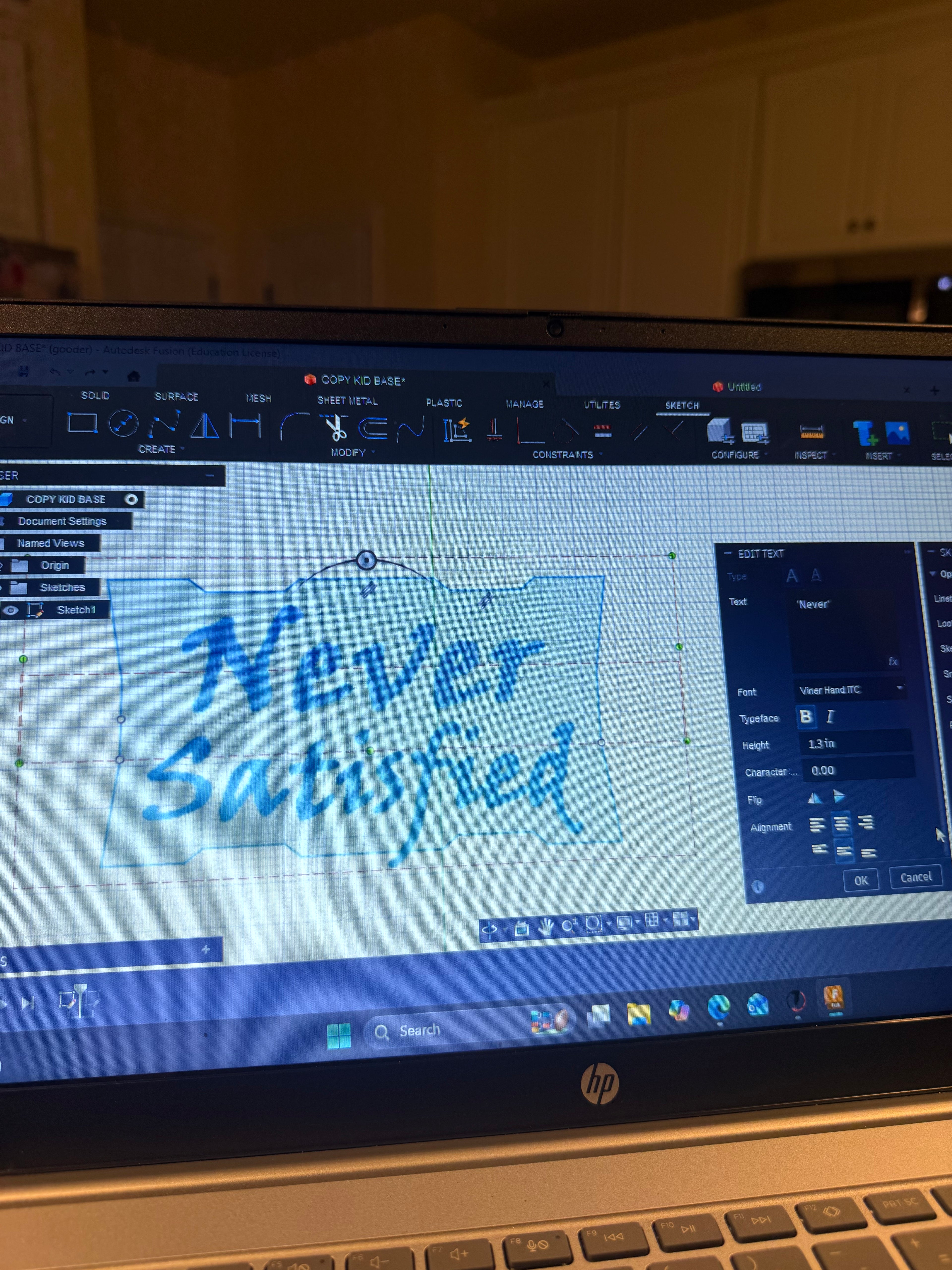 Never satisfied