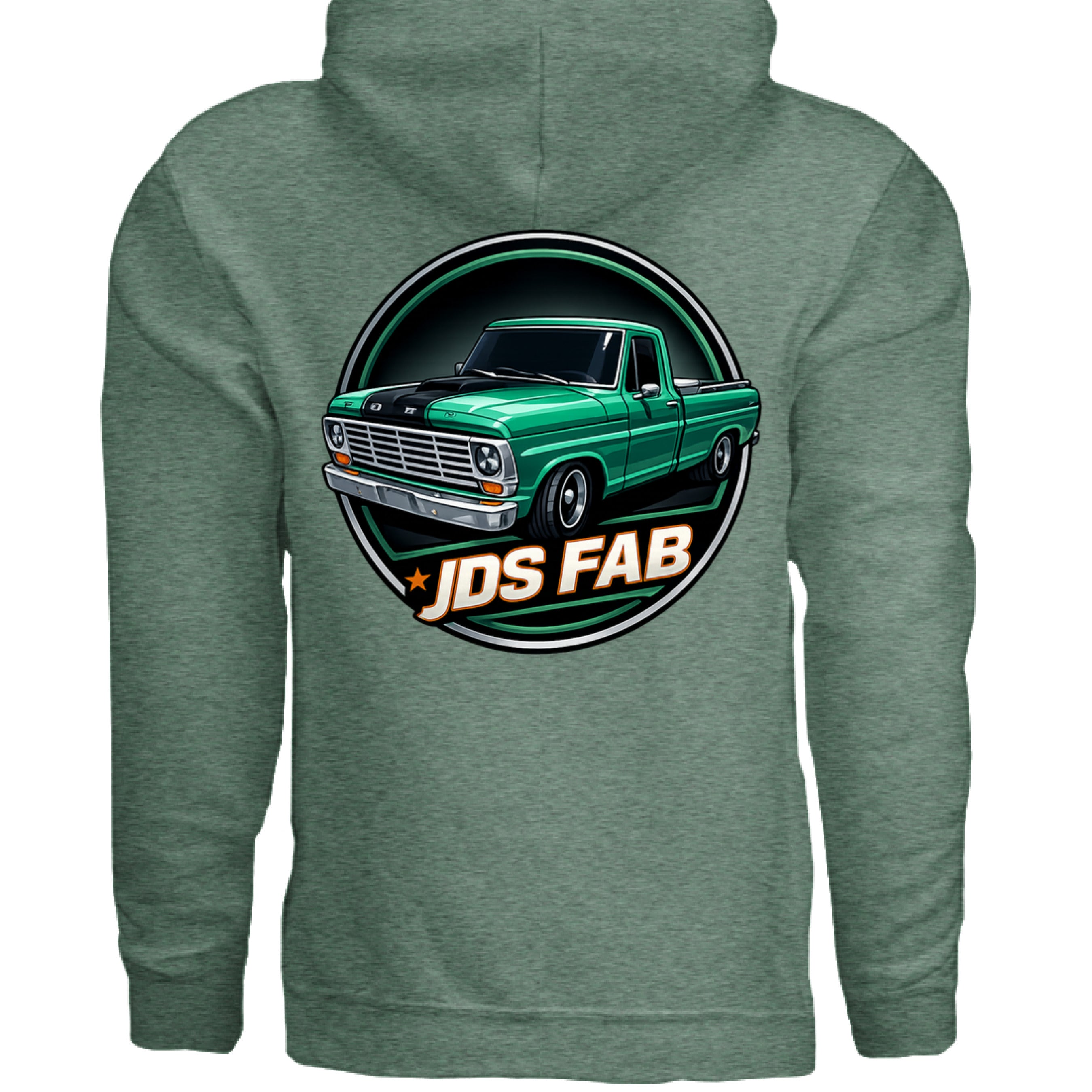 Heather Sport Dark Green - BACK